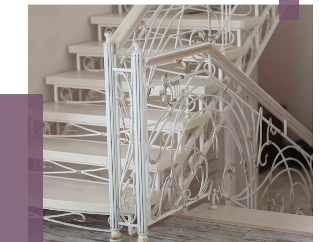 Изготовление кованых лестниц на заказ в Светлограде от 86343 руб. | ПРОЛЁТ-Свт