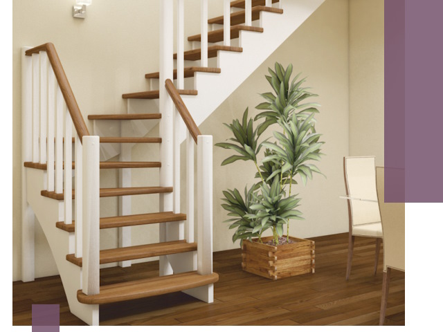 Г-образные лестницы под ключ в Светлограде — изготовление и монтаж