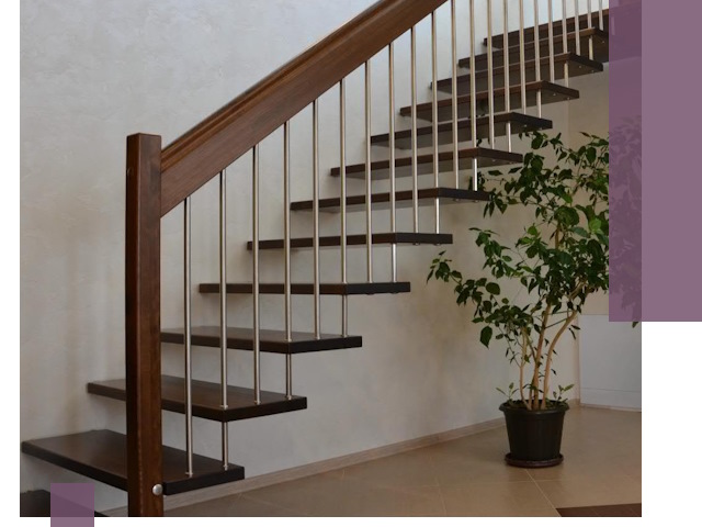 Лестницы на больцах под ключ в Светлограде – изготовление и монтаж