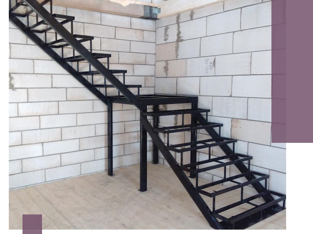 Лестницы на металлокаркасе под ключ в Светлограде — изготовление и монтаж