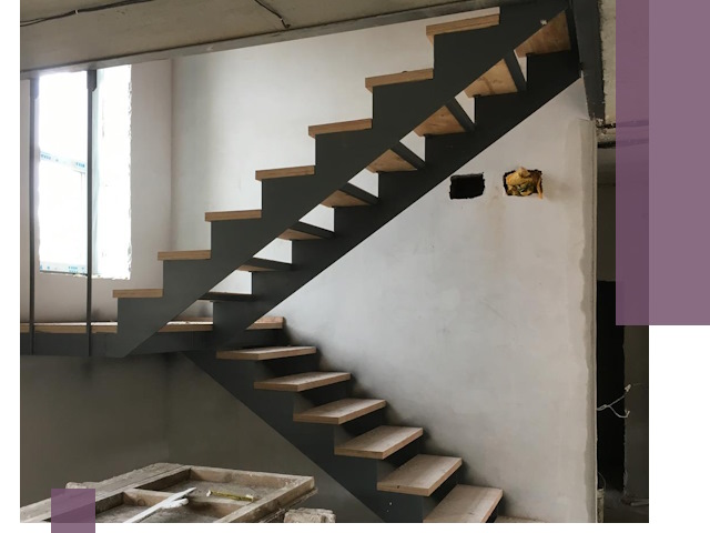 Изготовление лестниц на металлокаркасе в Светлограде от производителя