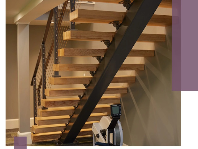 Лестницы на монокосоурах под ключ в Светлограде - изготовление и монтаж