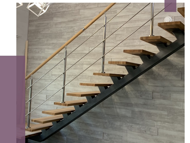 Изготовление лестниц на монокосоуре в Светлограде от 75677 руб. 