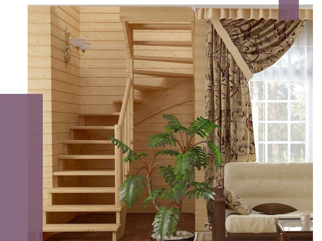 Лестницы для дачи в Светлограде от 75423 руб.  | ПРОЛЁТ-Свт