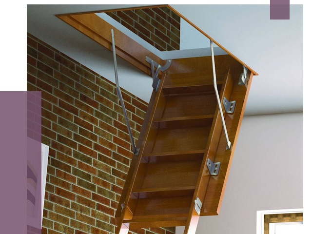 Установка чердачной лестницы в Светлограде от 7771 руб. | ПРОЛЁТ-Свт