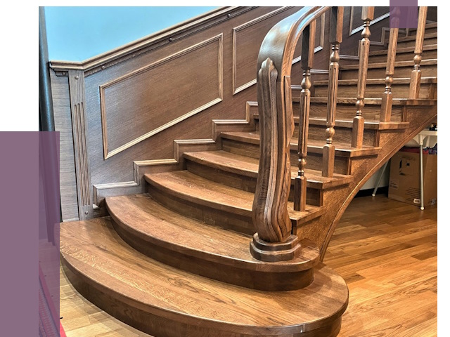 Дубовые лестницы под ключ в Светлограде от 175226 руб. — ПРОЛЁТ-Свт