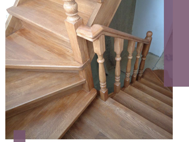 Дубовые лестницы под ключ в Светлограде: изготовление и монтаж