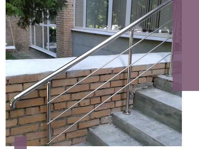 Перила из нержавеющей стали высокого качества в Светлограде