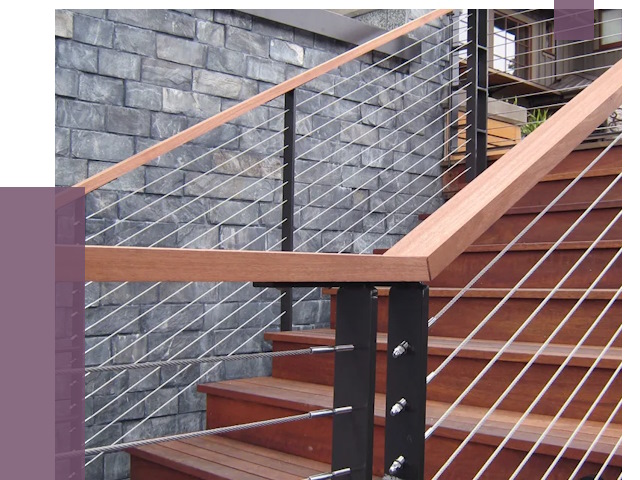 Тросовые перила под ключ в Светлограде от 7720 руб. 