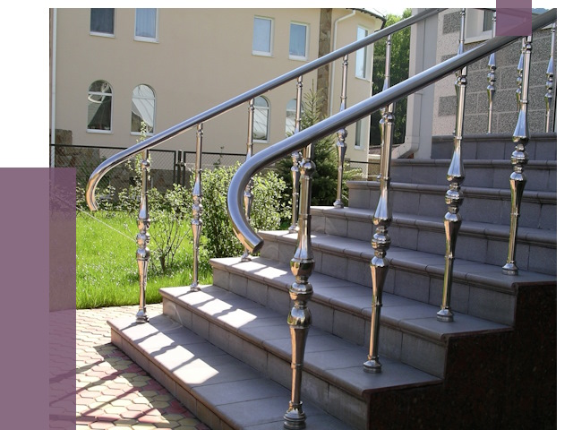 Перила для крыльца в Светлограде от 10666 руб. — монтаж ПРОЛЁТ-Свт