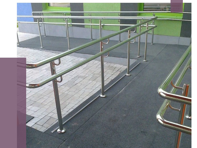 Ограждения пандусов в Светлограде от 4317 руб. монтаж | ПРОЛЁТ-Свт