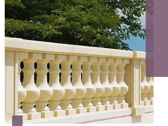 Установка балюстрады в Светлограде: изготовление и монтаж под ключ