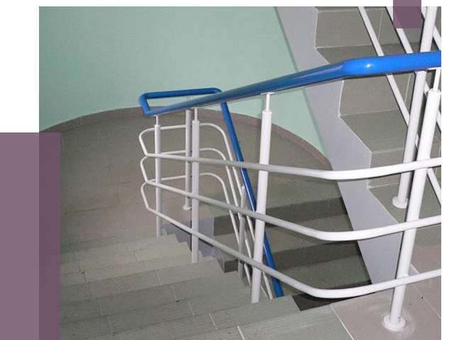 Перила в подъезде в Светлограде — установка и замена от 7365 руб. | ПРОЛЁТ-Свт