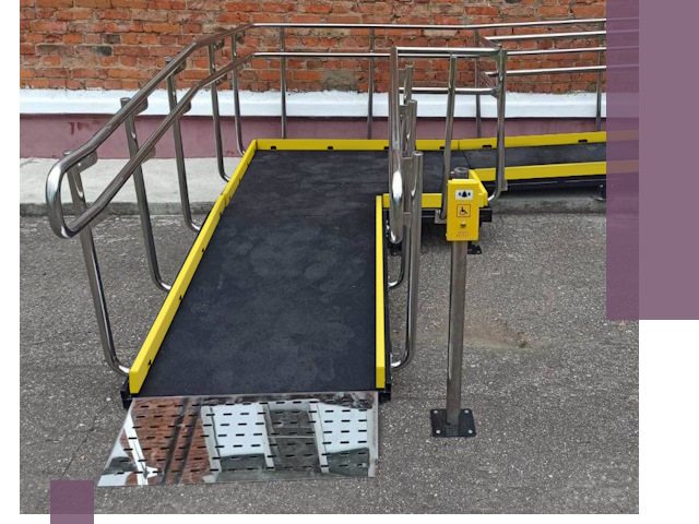 Изготовление наклонных пандусов для инвалидов в Светлограде