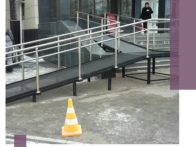 Стационарные пандусы под ключ в Светлограде — изготовление и монтаж