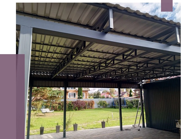 Монтаж навесов в Светлограде от 7314 руб. — установка навеса | ПРОЛЁТ-Свт