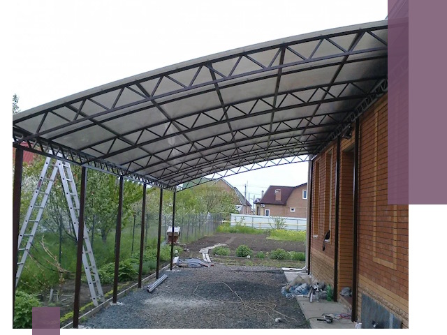 Профессиональный монтаж навесов под ключ в Светлограде