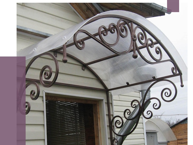 Изготовление козырьков в Светлограде от 7314 руб. — заказать | ПРОЛЁТ-Свт