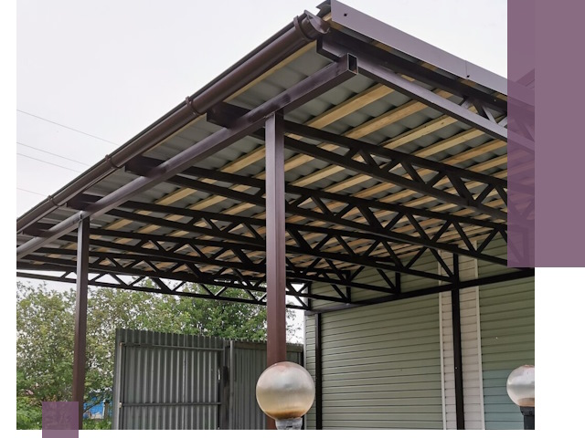 Навесы под ключ в Светлограде: изготовление, монтаж и гарантия