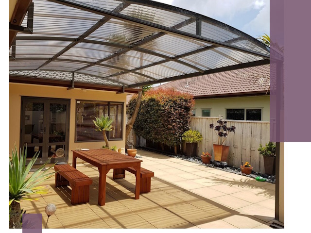 Навесы во двор под ключ в Светлограде — изготовление и монтаж