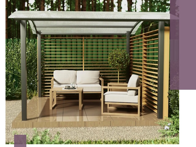 Навесы для дачи в Светлограде: изготовление, монтаж и демонтаж