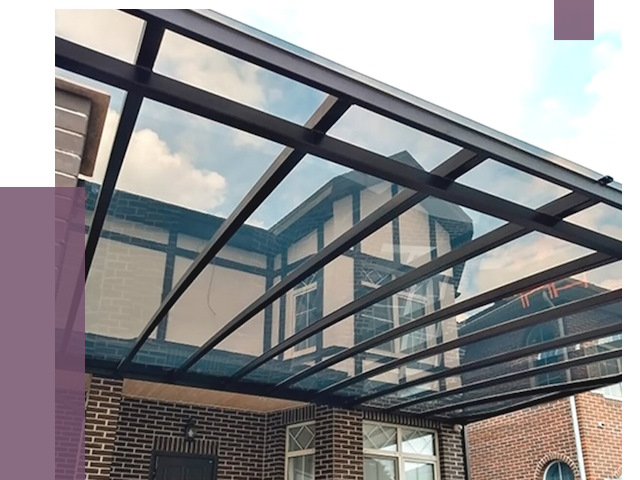 Навесы из поликарбоната в Светлограде от 8553 руб. под ключ — ПРОЛЁТ-Свт