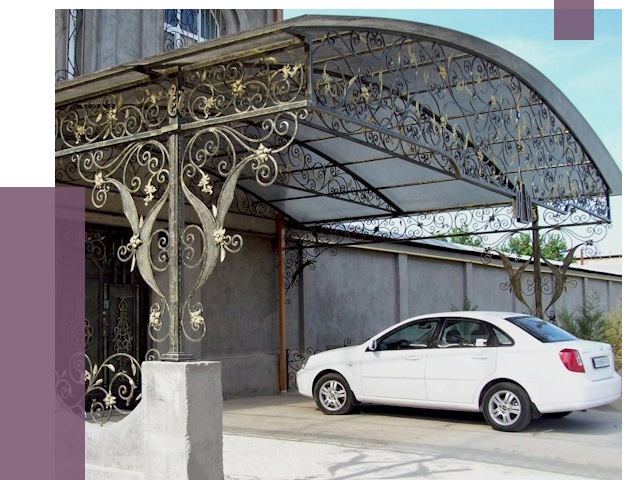 Кованые навесы в Светлограде от 14475 руб. | ПРОЛЁТ-Свт