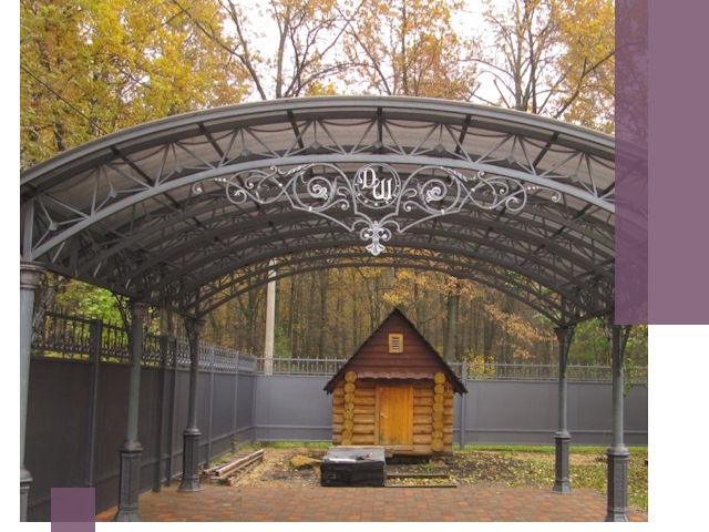 Кованые навесы премиум-класса под заказ в Светлограде