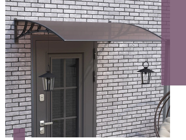 Недорогие козырьки и навесы под ключ в Светлограде