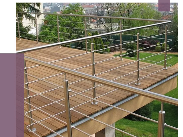 Алюминиевые парапеты в Светлограде под ключ от 7720 руб. 