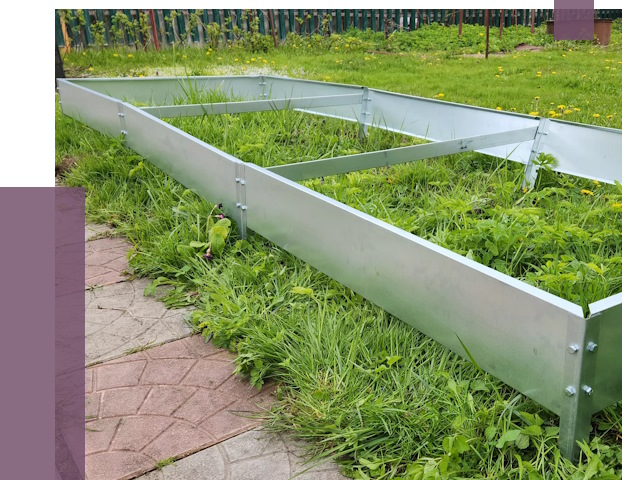 Металлические бордюры для грядок в Светлограде от 1778 руб. 