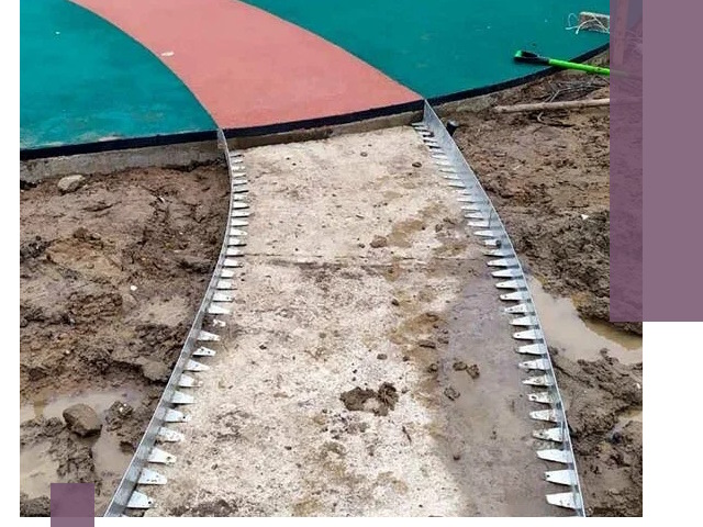 Металлические бордюры для дорожек в Светлограде — монтаж и изготовление