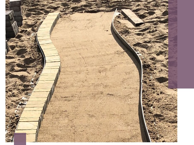 Металлические бордюры для тротуаров в Светлограде — прочные и долговечные