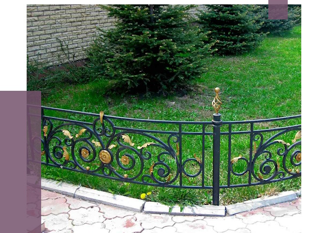 Кованые газонные ограждения в Светлограде от 7568 руб. — ПРОЛЁТ-Свт