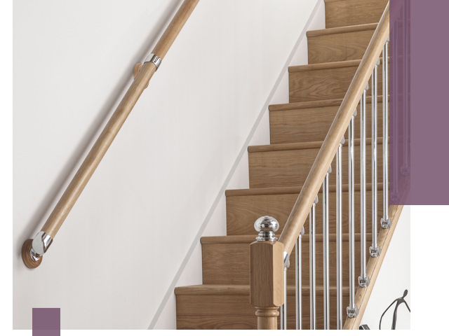 Пристенные поручни из стали и нержавейки под монтаж в Светлограде